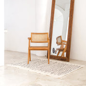 Large white cotton rug |KERTA