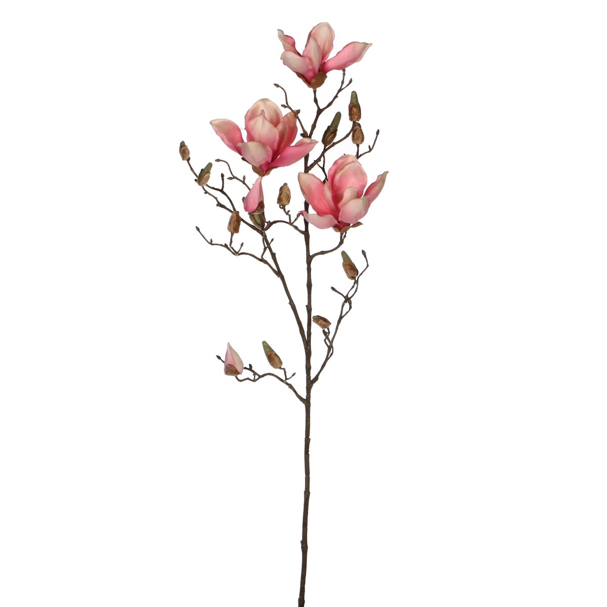 Artificial Magnolia Flower - H88 cm - Pink
