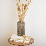Vaas - Patroon - Glas - Smokey - 12,5x23cm