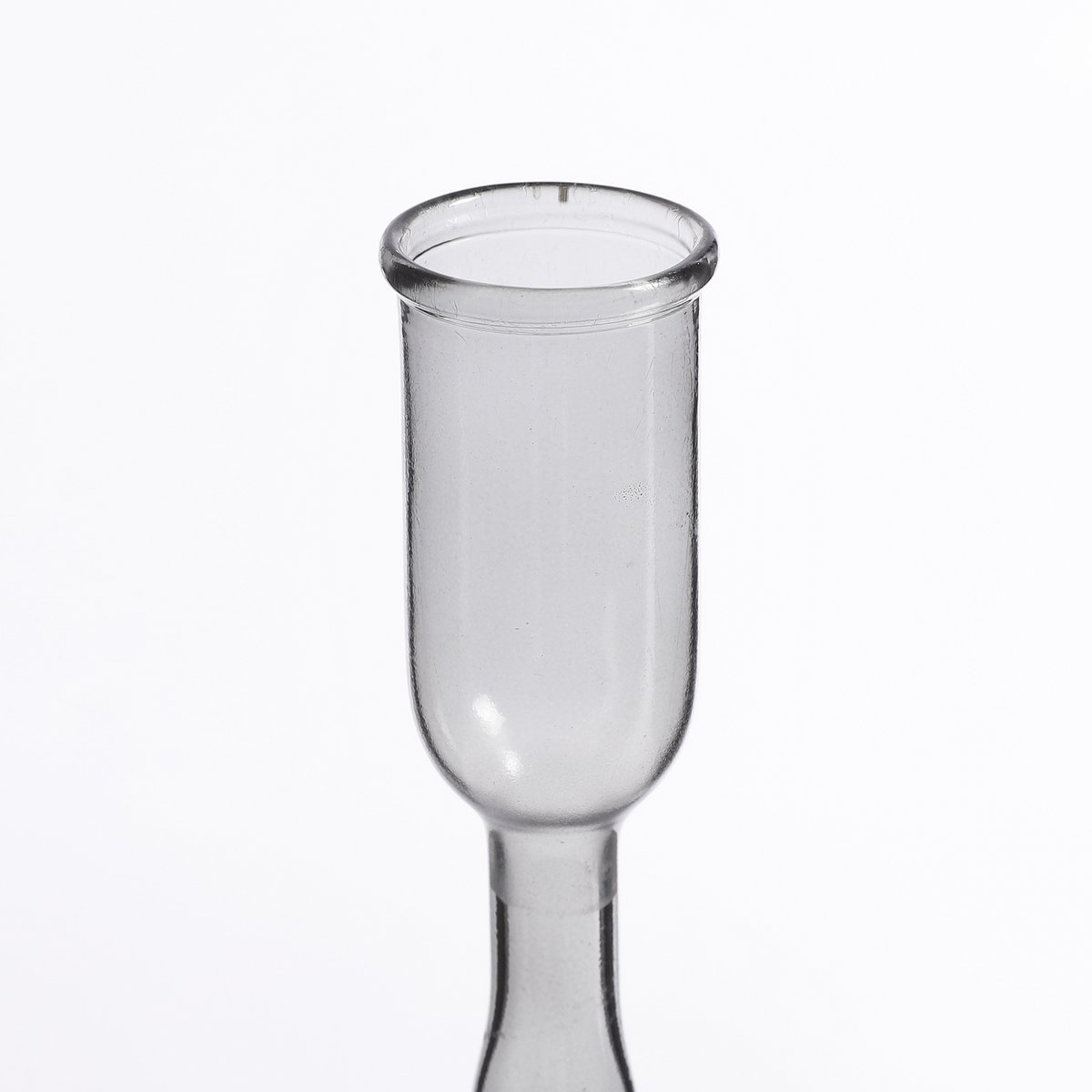 Trent Candlestick - H33 x Ø9 cm - Glass - Dark Grey