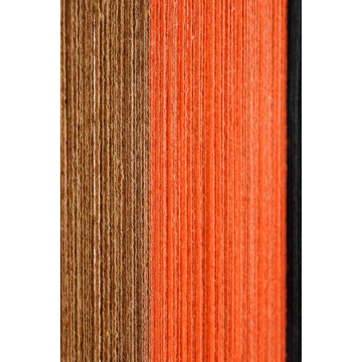 KUBA WALL DECORATION - L50 x B3 x H70 cm - FSC 100% - Cotton - Orange