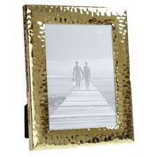 Golden gehamerd fotolijst 20x25 cm