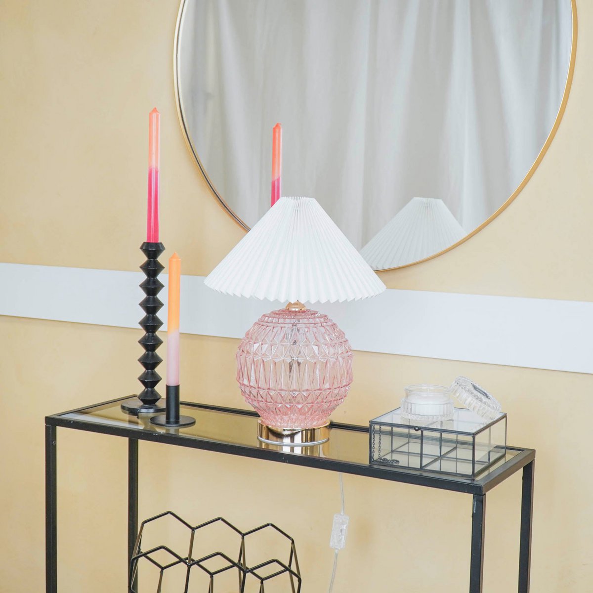Table lamp - Cristal bowl - Glass