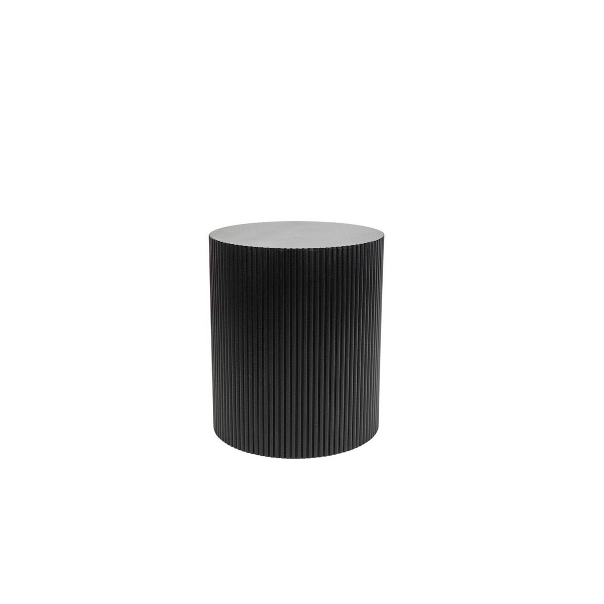 Side table - cylinder - black 