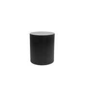 Side table - cylinder - black 