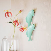 Ornament - Fish - Hanging - Polyresin - Mint - 24x10x7cm