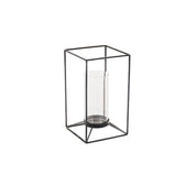 Lantaarn - Metall/Glas - Schwarz - 14,5x14,5x25cm