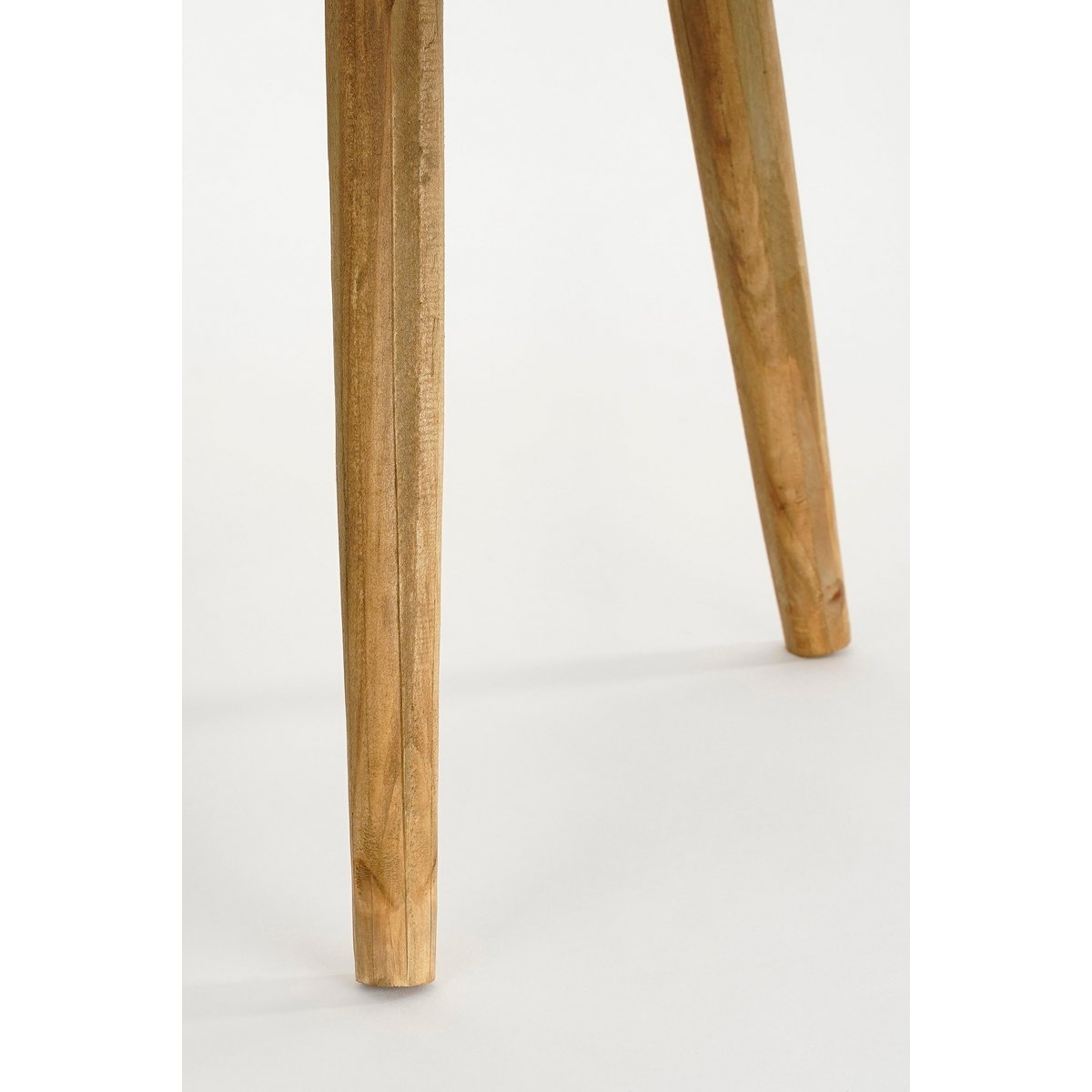 Bold Side Table - H28 x Ø26 cm - Recycled Wood - Brown
