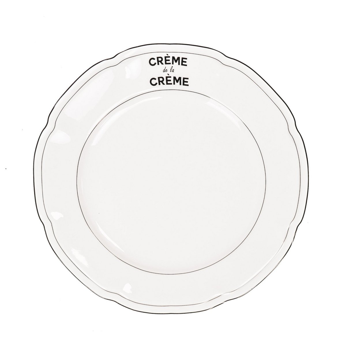 Plate - Creme de la Creme - Newbone China - 26x26x1.5cm