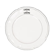 Plate - Creme de la Creme - Newbone China - 26x26x1.5cm