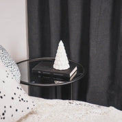 Ledlight - Kerstboom - Keramiek - Wit - 9x9x15,5cm
