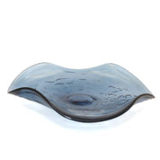 Decorative Blue Glass plate 30x30x6.5 cm