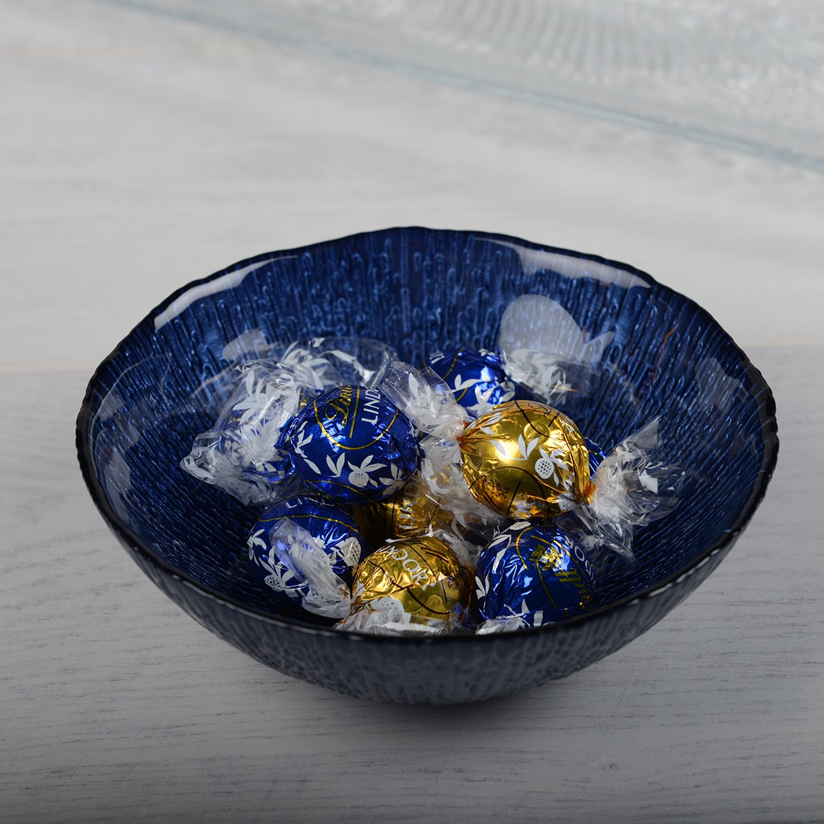 Blauwen serveerkom - Indigo