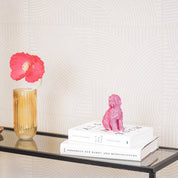 Ornament - Labradoodle - Polyresin - Pink - 10.5x5x9cm