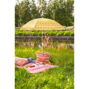 Parasol de plage en forme de cœur - H180 x Ø160 cm - Jaune