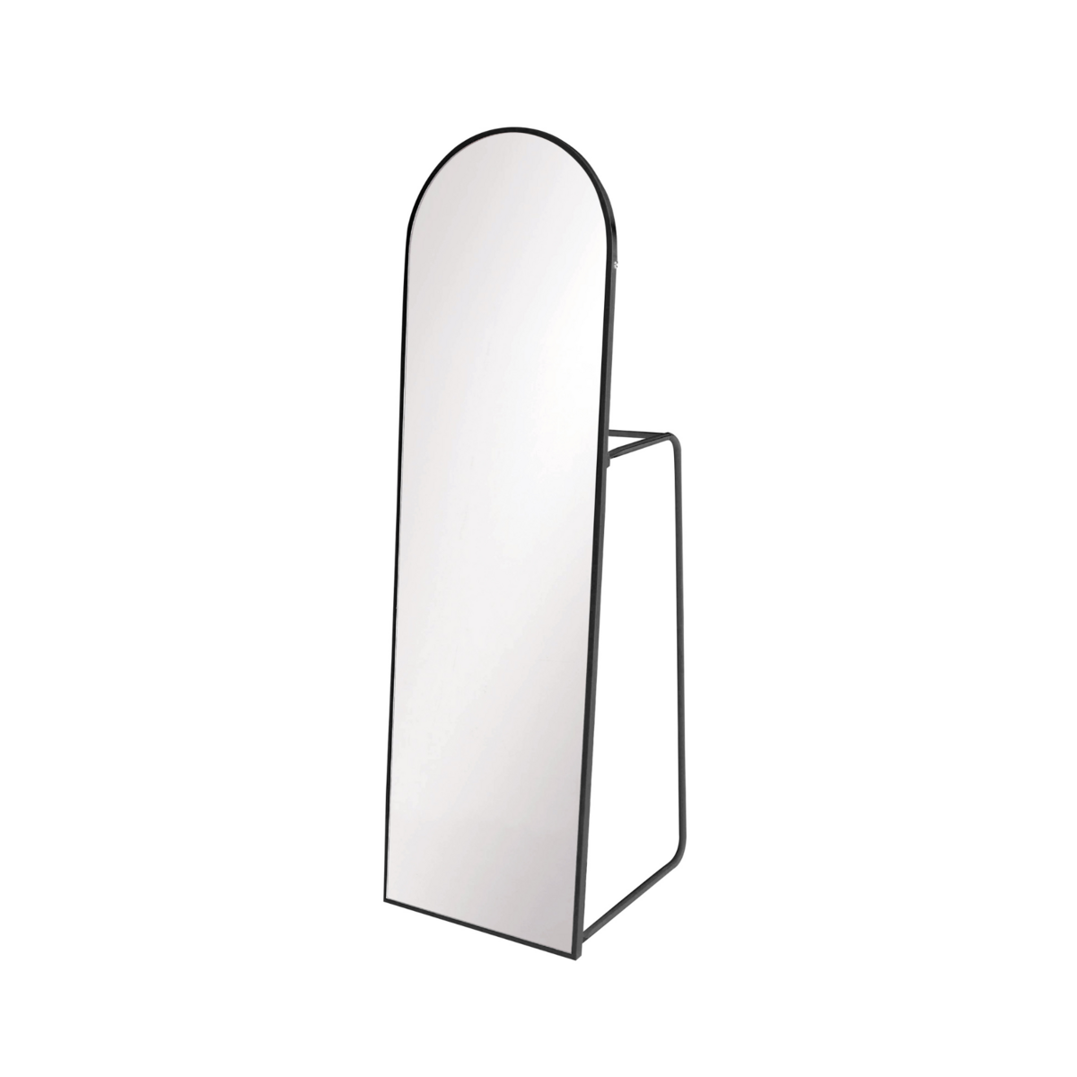 Full-length mirror + clothes rack 