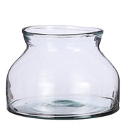 Vienne Bowl - H15 x Ø27 cm - Recycled Glass - Transparent