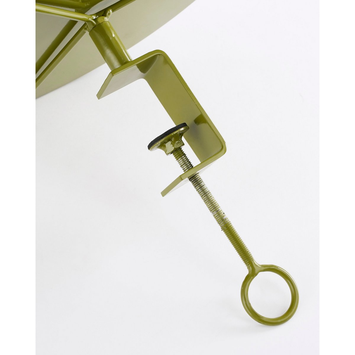 Aston Tray with Clamp - H30 x Ø31 cm - Metal - Dark Green