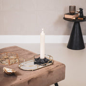 Candles - XXL - creme/white 