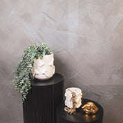 Pot - Dick - Keramiek - Beige - 17,5x17,5x17,5cm