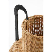 Loulou Decoration vase - H42 x Ø40 cm - Rattan - Brown
