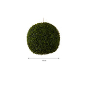 Boule de buis artificielle à suspendre pour l'extérieur - Ø 45 cm - Vert
