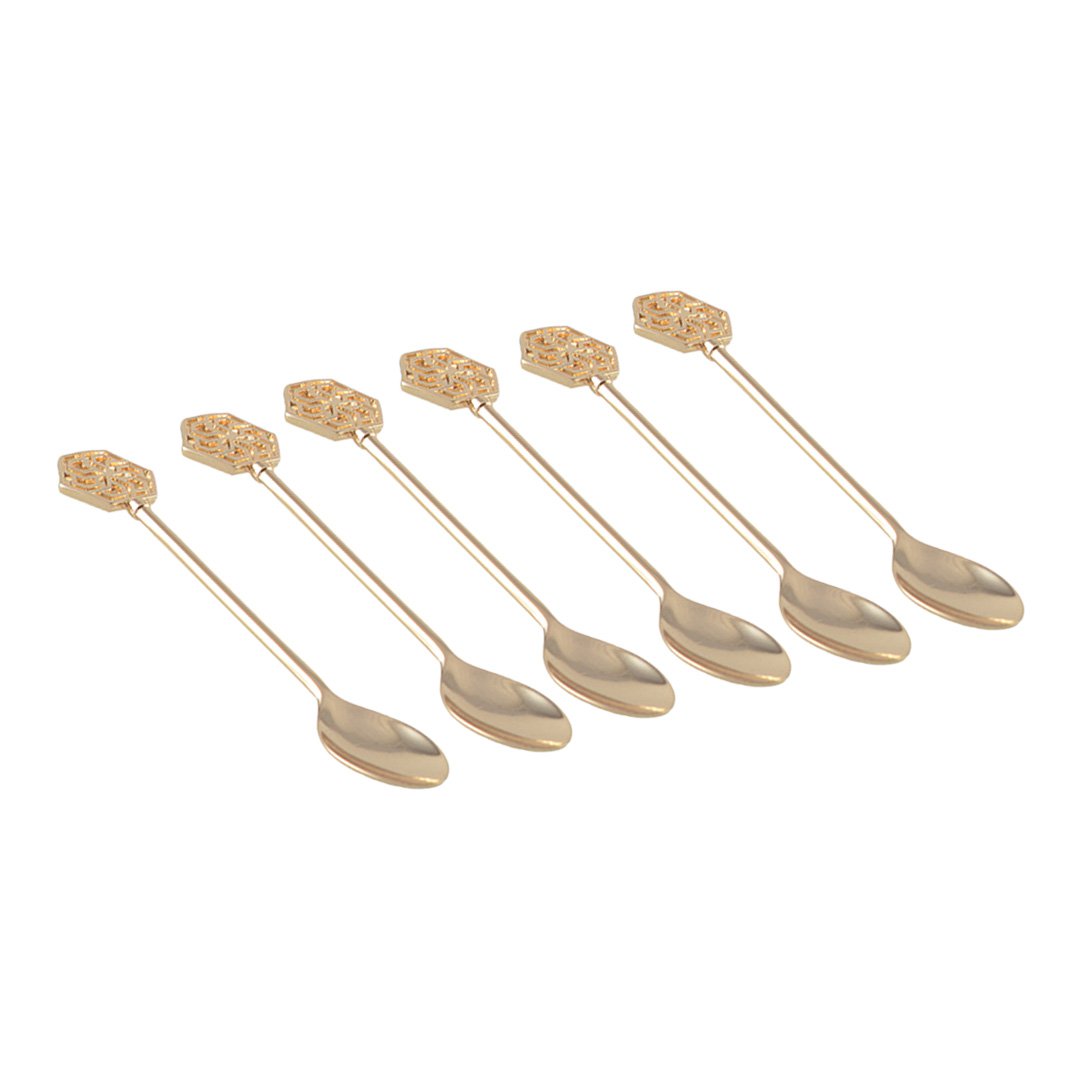 Arabic golden tea spoons - set of 6