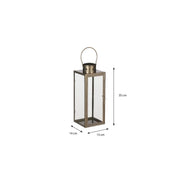 Arzilla Lantern - L14 x W13 x H35 cm - Gold