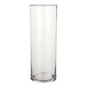 Carly Vase - H55 x Ø19 cm - Cylinder - Transparent