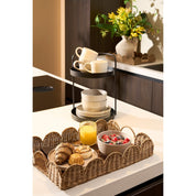 Eleta Serving Page - Set of 2 - L50 x B35 x H8 cm - Roth - Brown