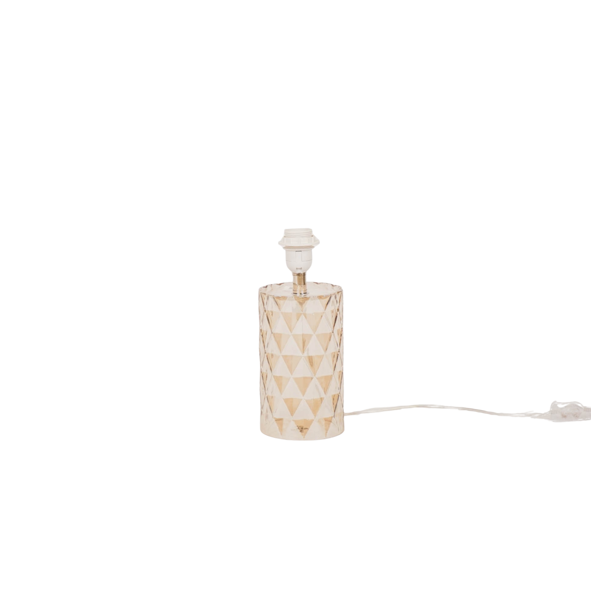 Table lamp - Crystal base - Glass - 19x19x20cm