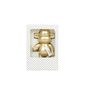 Ornament - hang losse aap beeldje 'de legende' - polyresin - goud - 20,5x13,5x35cm