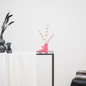 Vase - Gun - Ceramic - Neon Pink - 12x5x12cm