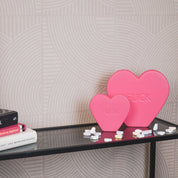Ornament- Candy Heart 'FUCK'- Neon Roze- 20x4x18,5cm