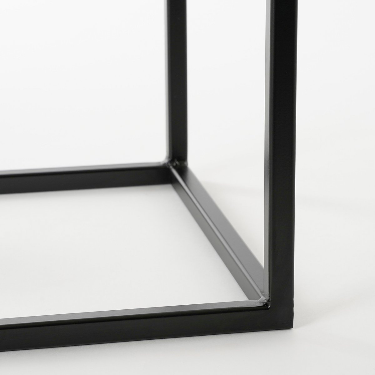 Goa Side table - Set of 2 - L30 x W30 x H42 cm - Metal - Black