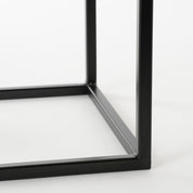Goa Side table - Set of 2 - L30 x W30 x H42 cm - Metal - Black