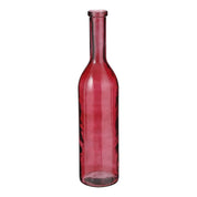 Rioja Flessenvaas - H75 x Ø18 cm - Gerecycled glas - Bordeaux