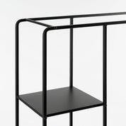Étagère Jules - L76 x l30 x H178 cm - Métal - Noir
