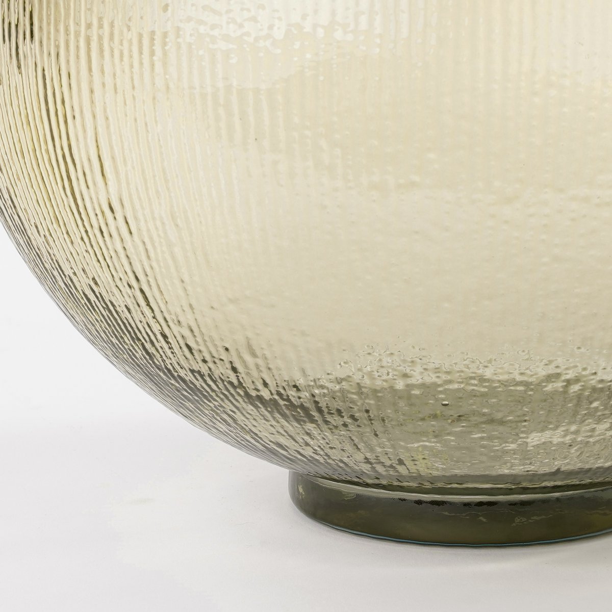 Firenza Bottle Vase - H42 x Ø34 cm - Recycled Glass - Light Brown