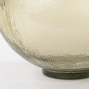 Firenza Bottle Vase - H42 x Ø34 cm - Recycled Glass - Light Brown