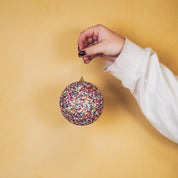 Christmas pendants - Christmas balls - Foam - Disco Dip -S3- 10cm