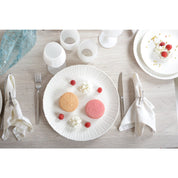 Flora White Presentation Plate