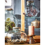 Olly Vase - H23 x Ø29 cm - Recycled Glass - Transparent