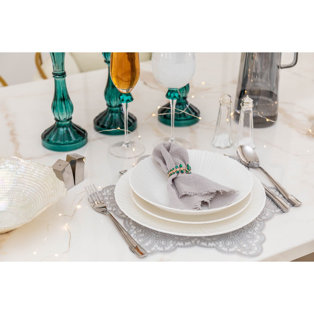 Plateau en argent de 38 cm