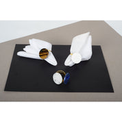 Set of 4 rounds of multicolored napkin rings