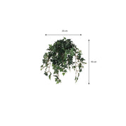 Hedera Artificial Plant in Flower Pot Stan - H45 x Ø25 cm - Green