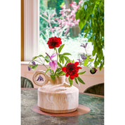 Trentino Vase - L32 x W28 x H27 cm - Ceramic - Beige