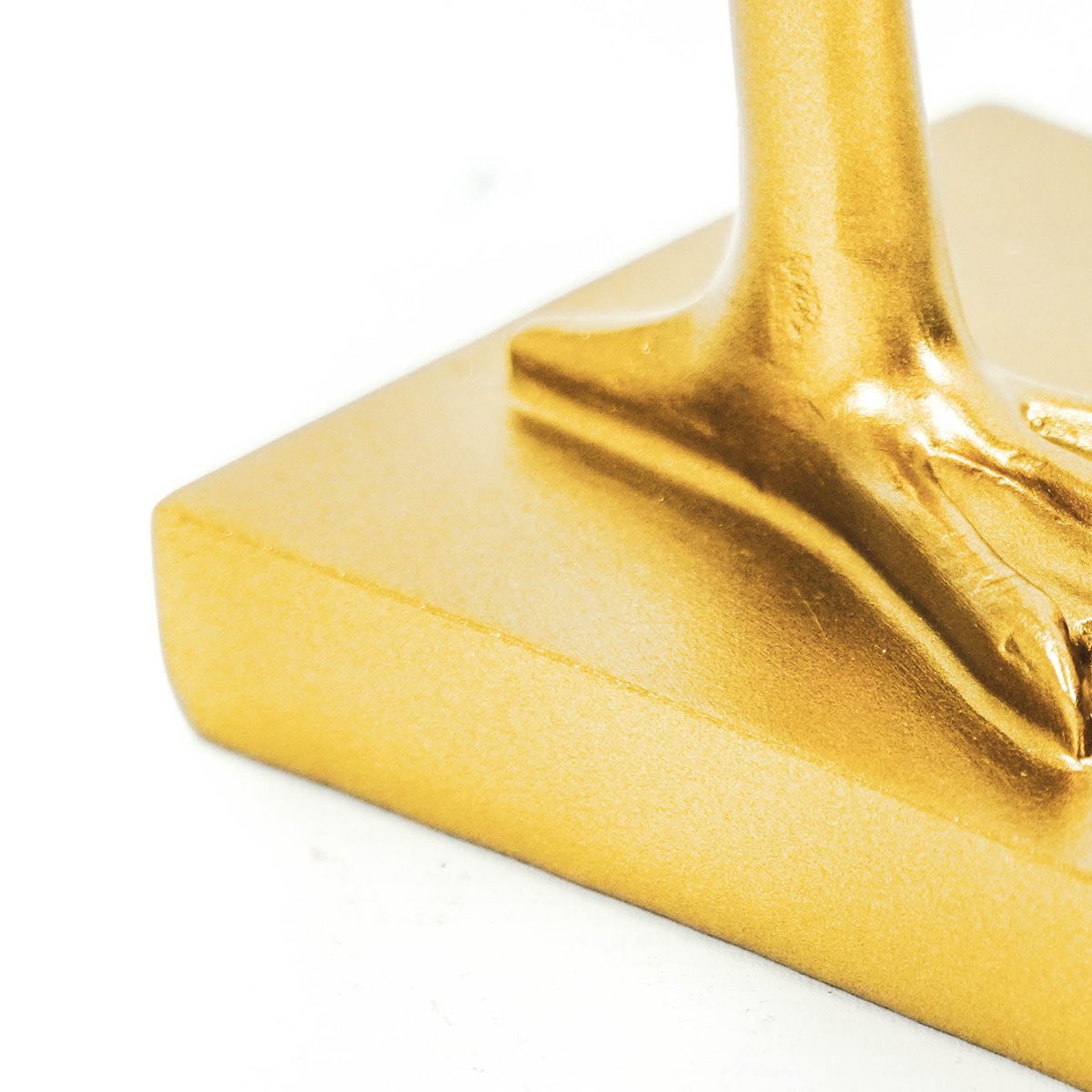 Ornament - Flamingo - Polyresin - Gold - 16.5x10x39cm