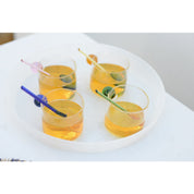 Set of 6 Multicolored Teaspoons 