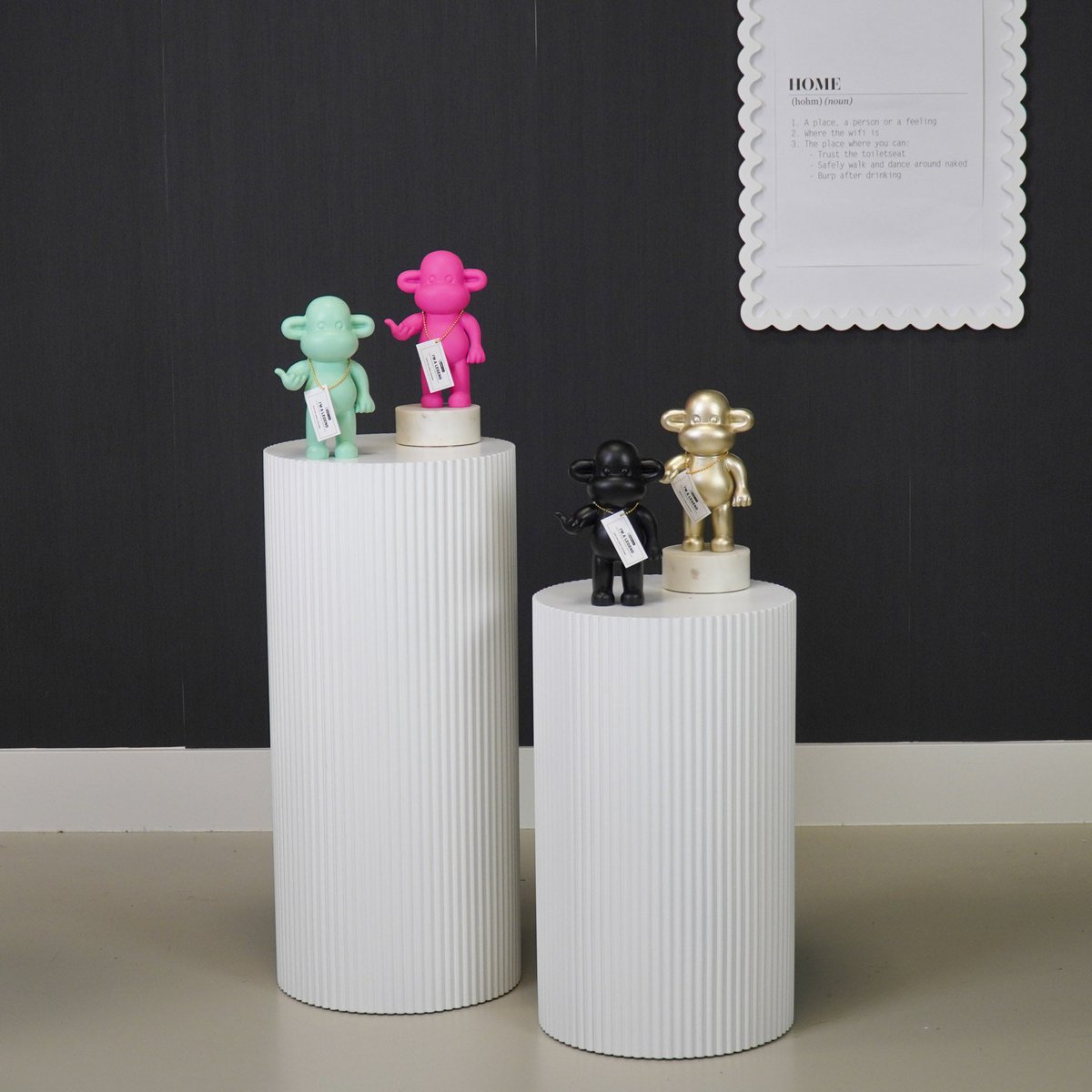 Ornament - Hang Loose Monkey - Mintgreen - 11x7x19cm